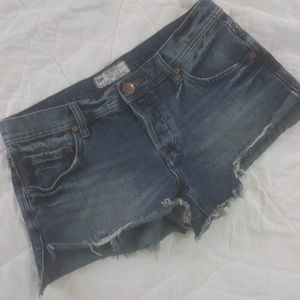 Free People Denim Cutoff Shorts